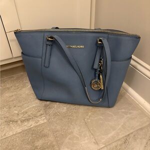 Michael Kors Blue Women's Jet Set Tote